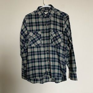 Shades of Grey blue checkered button down